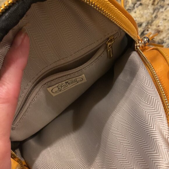 Butterfly Backpack Handbag Yellow Sequin Butterfly mini backpack - Picture 10 of 13